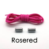 Elastic No Tie Metal Shoelaces