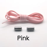 Elastic No Tie Metal Shoelaces