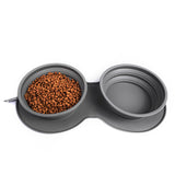 Silicone Foldable Slow Feeding Pet Bowl