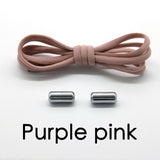 Elastic No Tie Metal Shoelaces